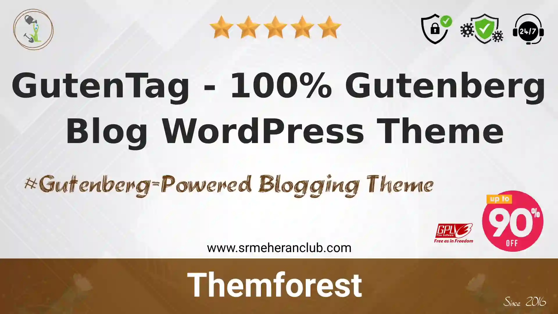 GutenTag – 100% Gutenberg Blog WordPress Theme — Theme by Themeforest