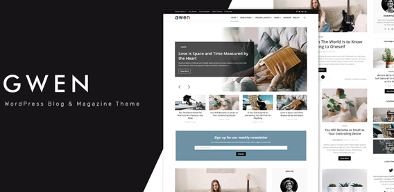 Gwen - Creative Personal WordPress Blog Theme