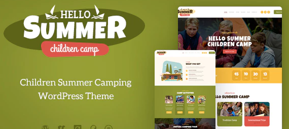 Hello Summer | A Children's Camp WordPress Theme