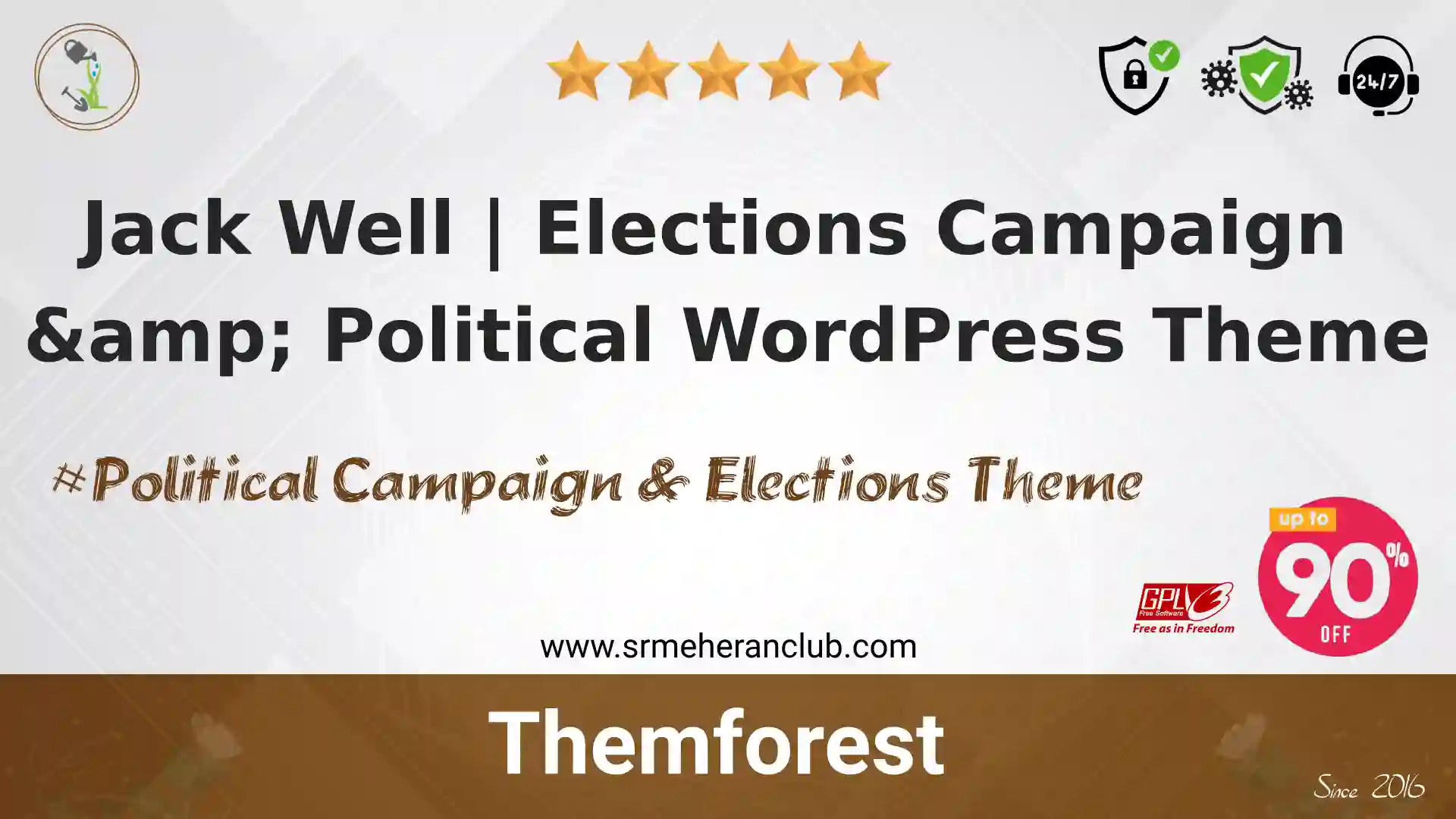 Jack Well | Elections Campaign & Political WordPress Theme — Theme by Themeforest