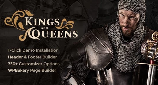 Kings & Queens | Historical Reenactment WordPress Theme
