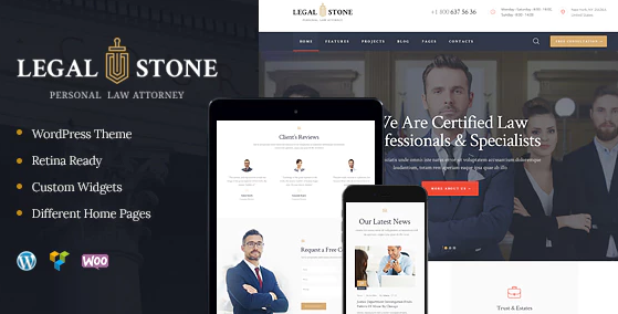 Legal Stone | Lawyers & Attorneys WordPress Theme
