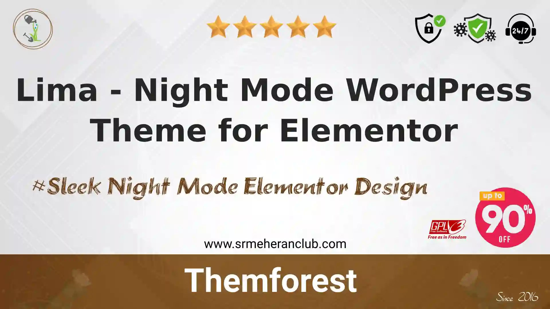 Lima – Night Mode WordPress Theme for Elementor — Theme by Themeforest