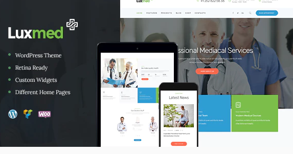 LuxMed | Medicine & Healthcare WordPress Theme
