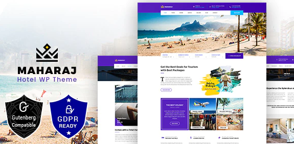 Maharaj Hotel - Hotel Booking WordPress Theme