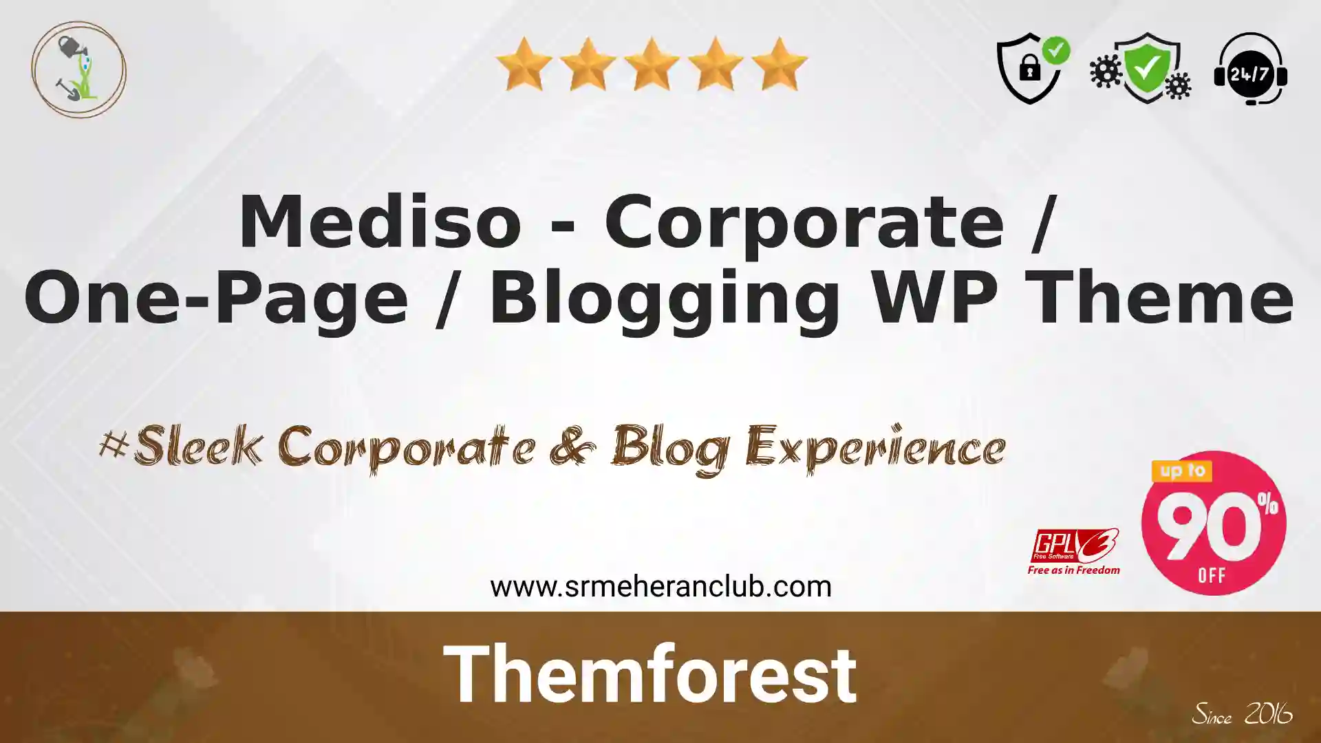 Mediso – Corporate / One-Page / Blogging WP Theme — Theme by Themeforest