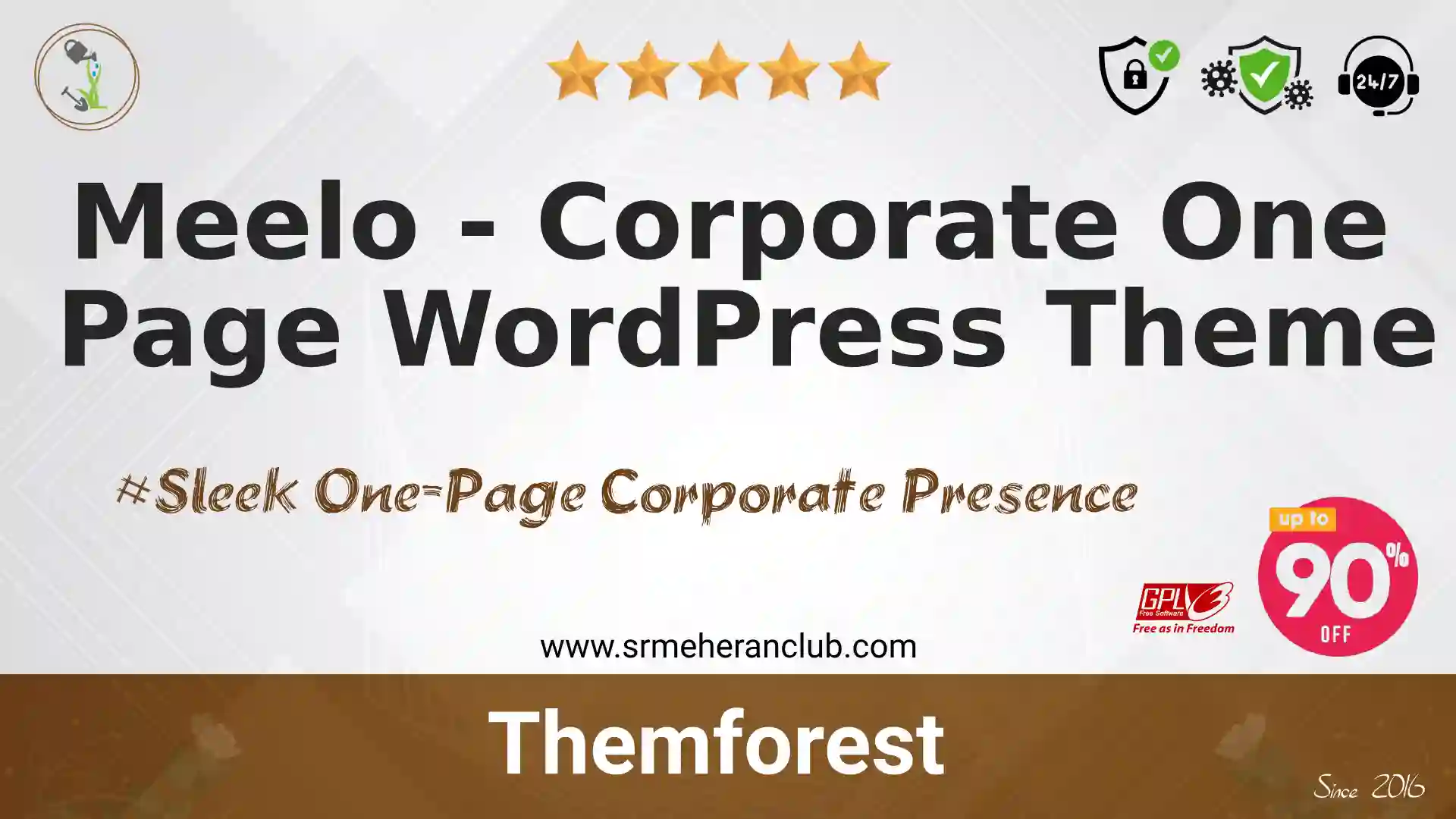 Meelo – Corporate One Page WordPress Theme — Theme by Themeforest
