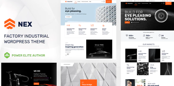 Nex - Factory & Industrial WordPress 6.0