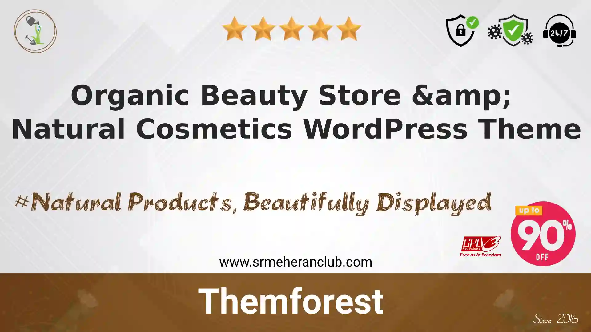 Organic Beauty Store & Natural Cosmetics WordPress Theme — Theme by Themeforest