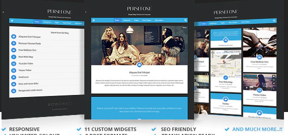 Persefone - Responsive WordPress Blog Theme