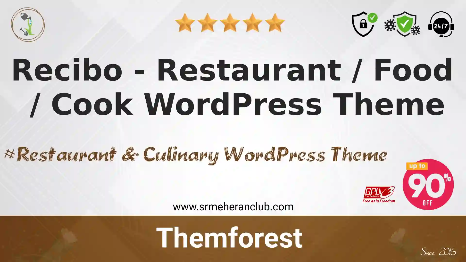 Recibo – Restaurant / Food / Cook WordPress Theme — Theme by Themeforest