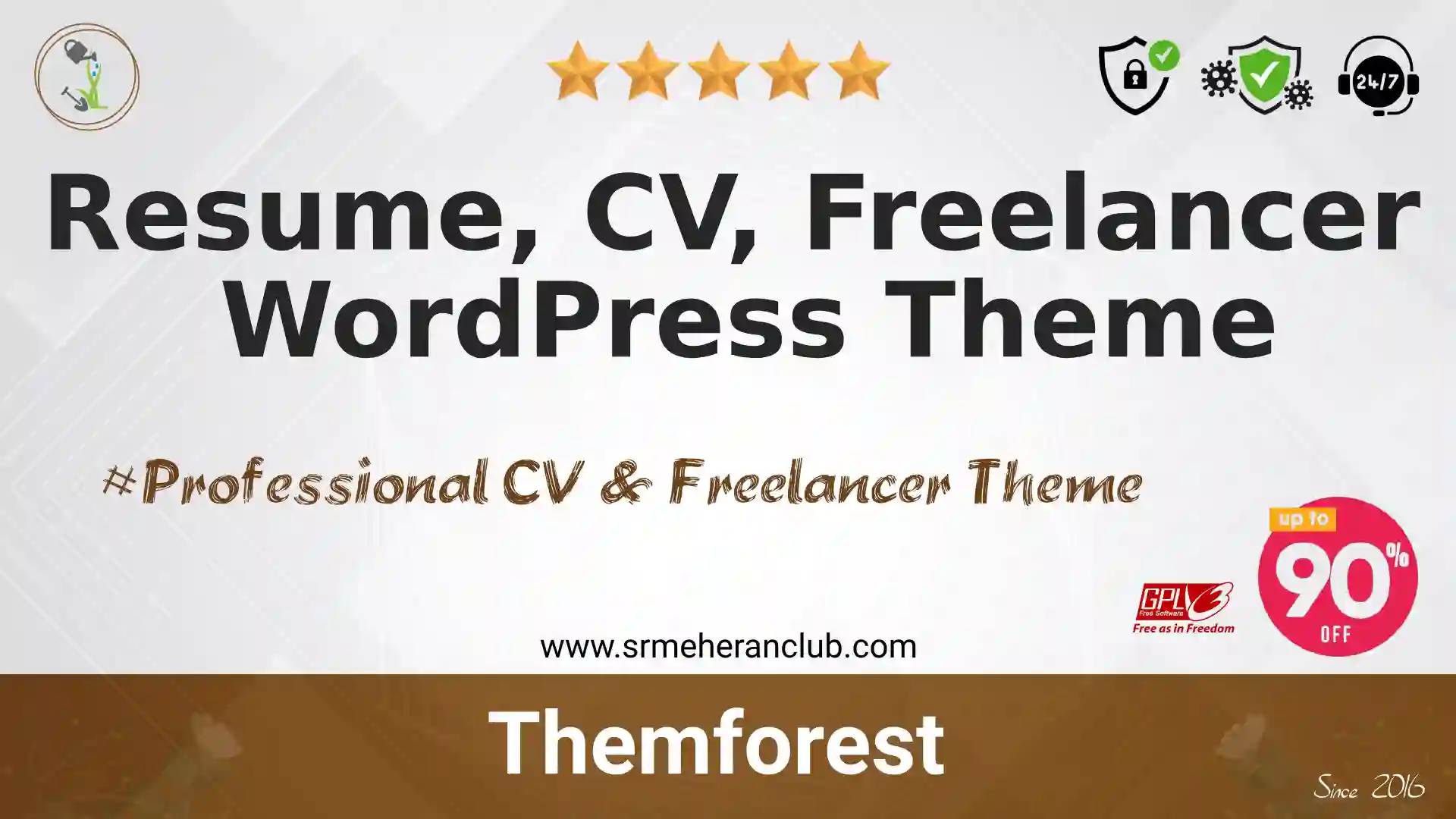 Resume, CV, Freelancer WordPress Theme — Theme by Themeforest