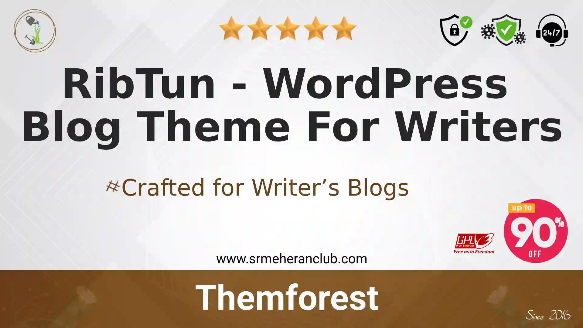 RibTun – WordPress Blog Theme For Writers — Theme by Themeforest