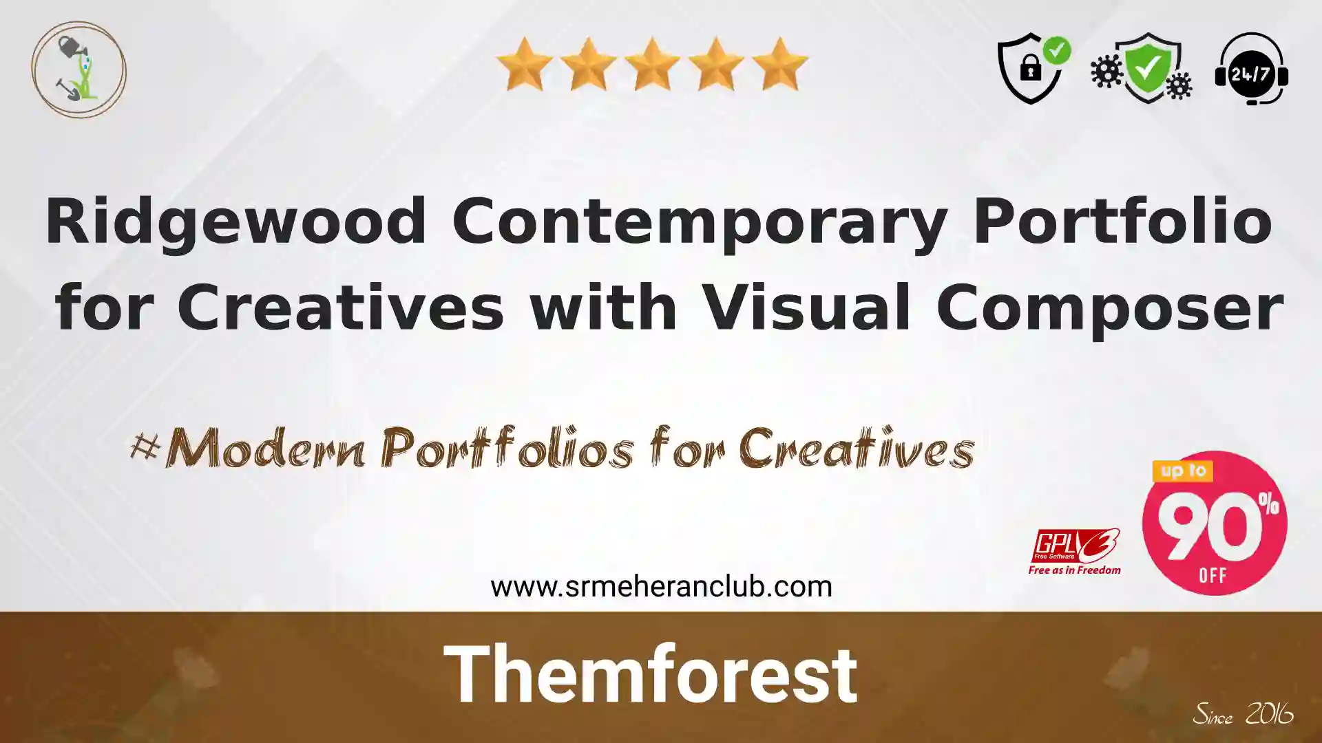 Ridgewood Contemporary Portfolio for Creatives with Visual Composer — Theme by Themeforest