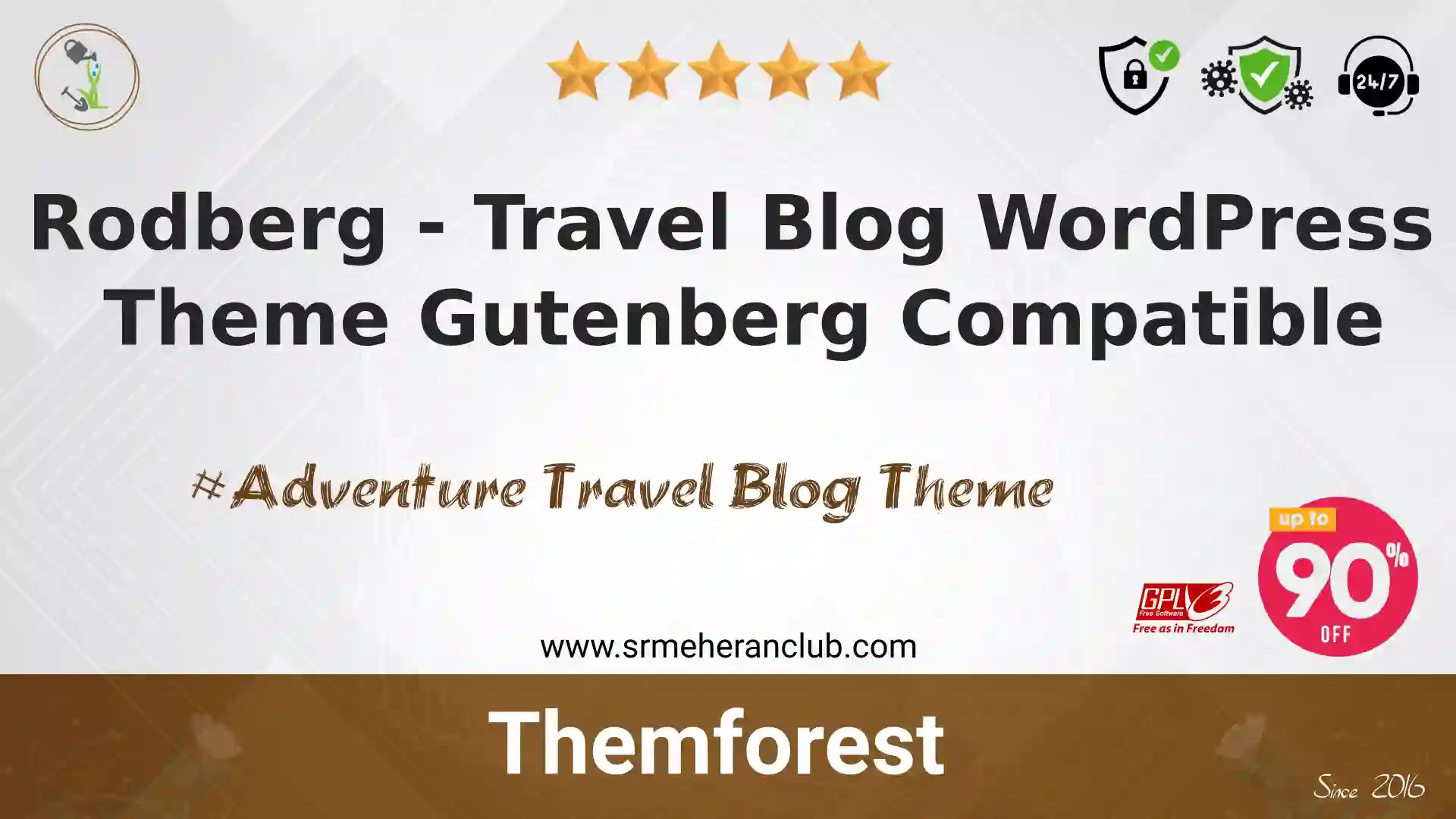 Rodberg – Travel Blog WordPress Theme Gutenberg Compatible