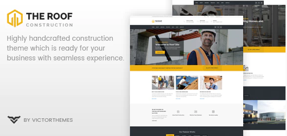 Roof - Construction, Building WordPress Theme