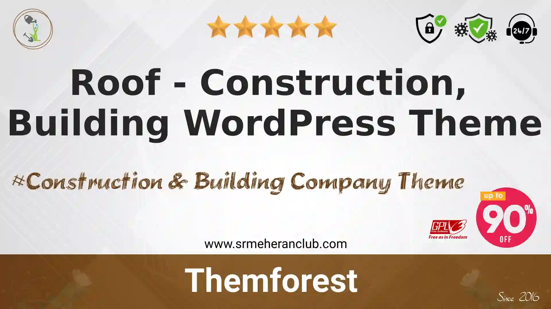 Roof – Construction, Building WordPress Theme