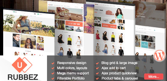 Rubbez- WooCommerce & Corporate WordPress Theme