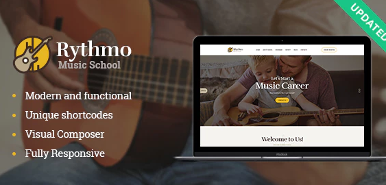 Rythmo | Music School WordPress Theme
