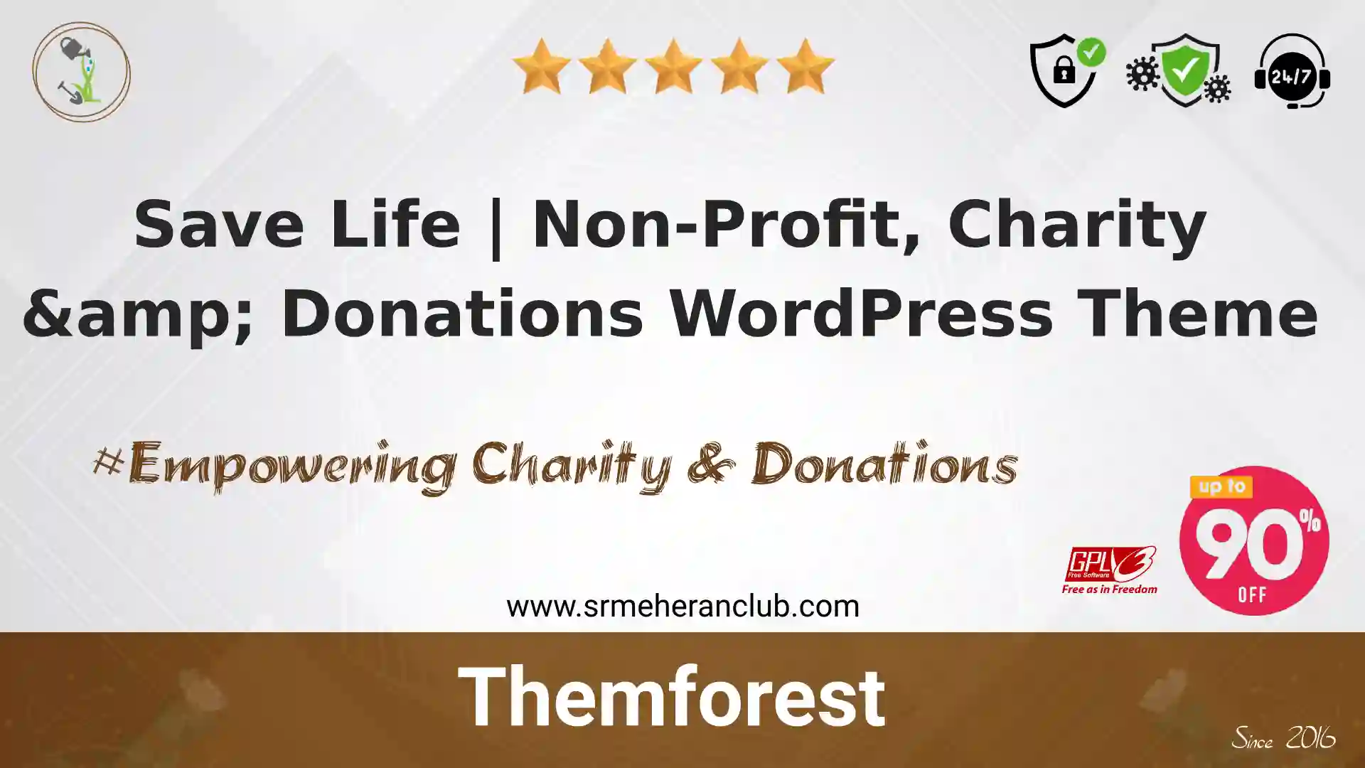 Save Life | Non-Profit, Charity & Donations WordPress Theme — Theme by Themeforest