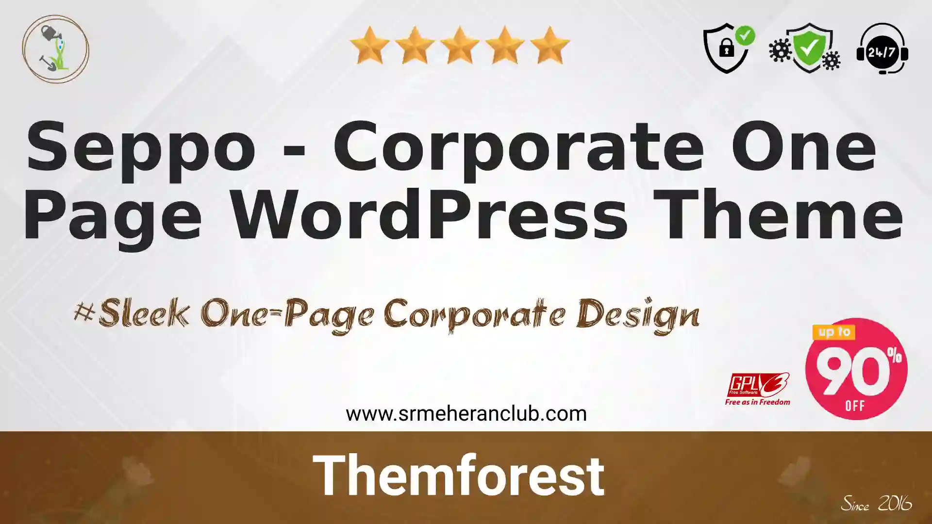 Seppo – Corporate One Page WordPress Theme — Theme by Themeforest