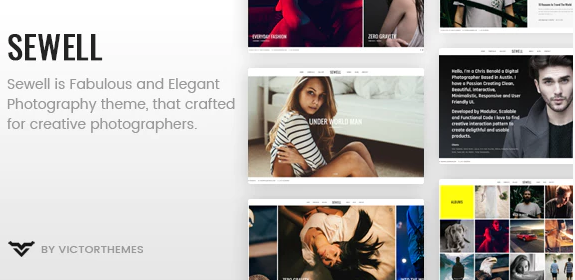 Sewell - Photography WordPress Theme