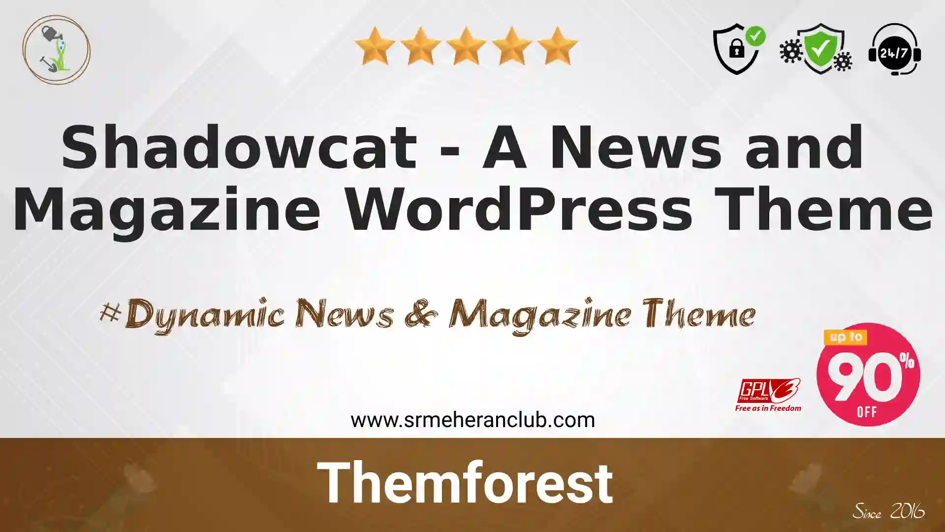 Shadowcat – A News and Magazine WordPress Theme — Theme by Themeforest