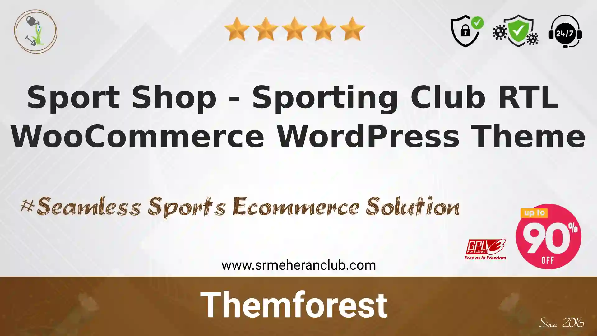 Sport Shop – Sporting Club RTL WooCommerce WordPress Theme — Theme by Themeforest