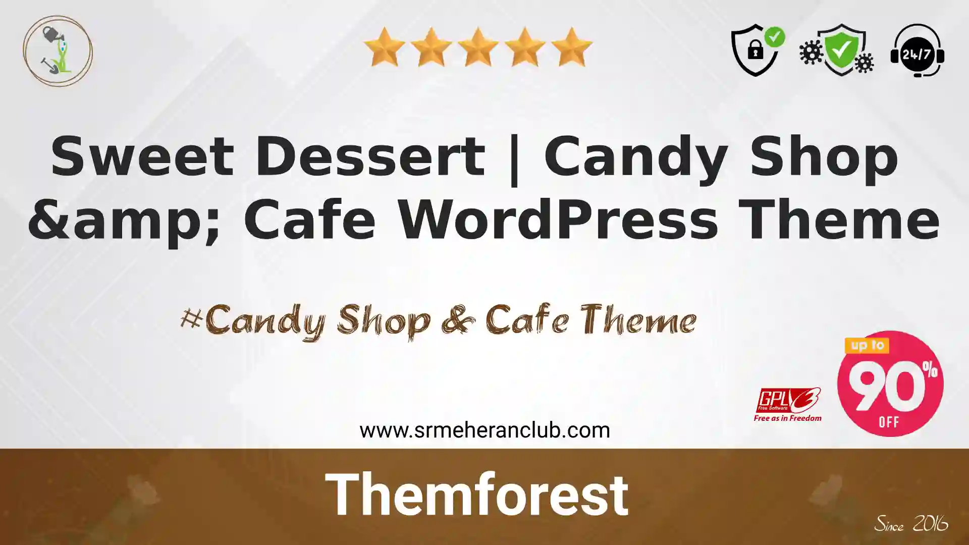 Sweet Dessert | Candy Shop & Cafe WordPress Theme — Theme by Themeforest