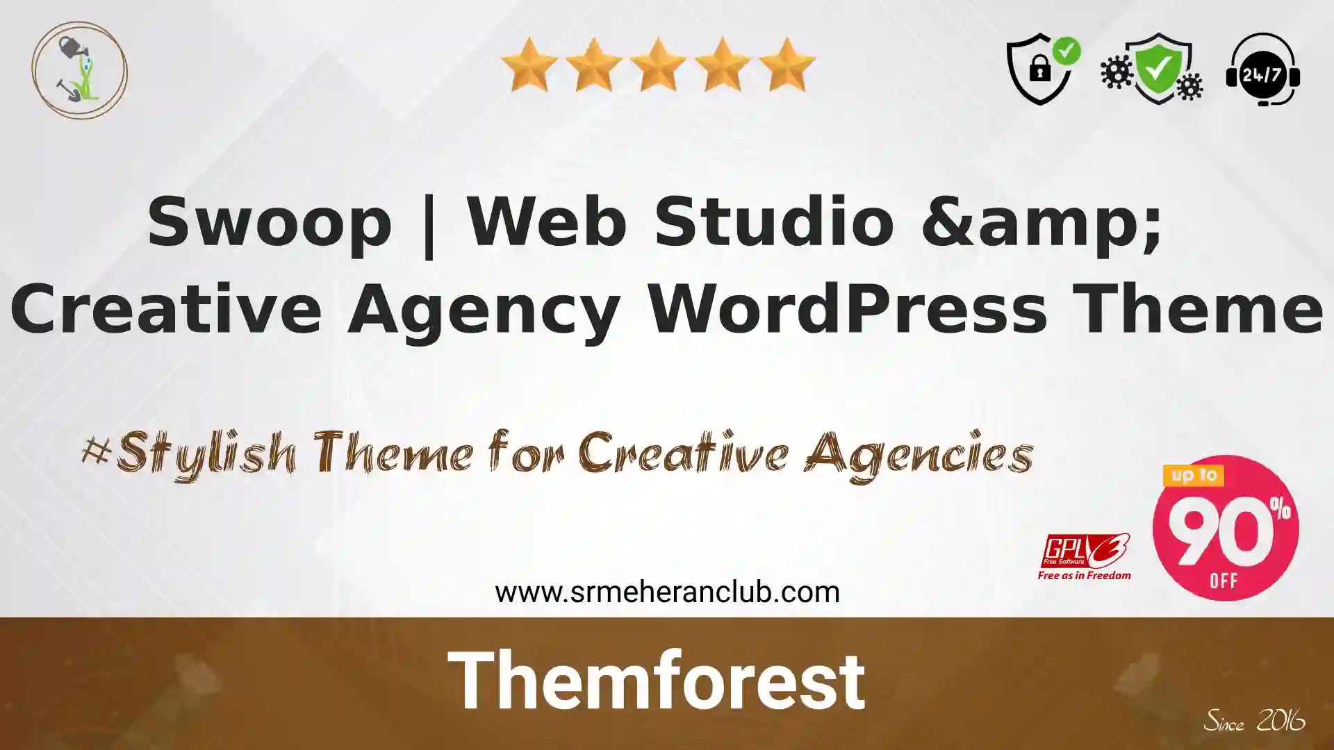 Swoop | Web Studio & Creative Agency WordPress Theme — Theme by Themeforest
