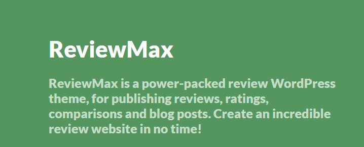 Theme Junkie Reviewmax WordPress Theme
