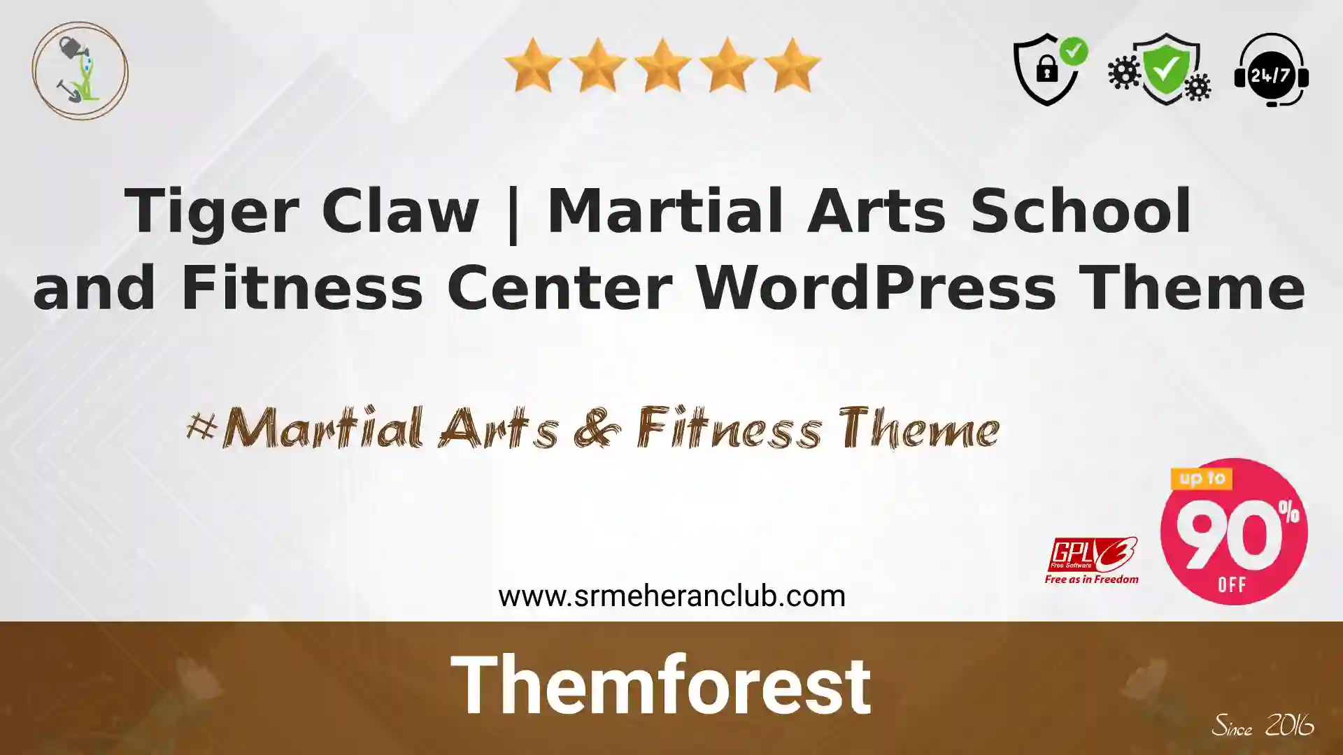 Tiger Claw | Martial Arts School and Fitness Center WordPress Theme — Theme by Themeforest