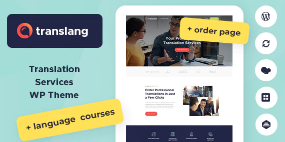 Translang | Translation Services & Language Courses WordPress Theme