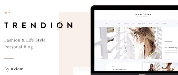 Trendion | A Personal Lifestyle Blog and Magazine WordPress Theme