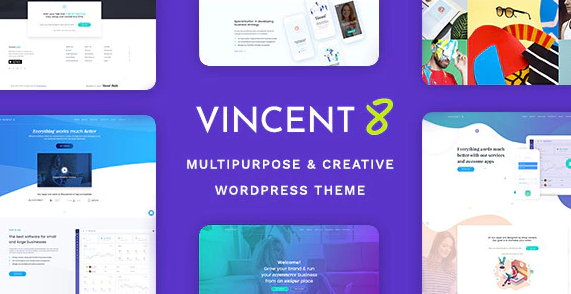 Vincent Eight | Responsive Multipurpose WordPress Theme