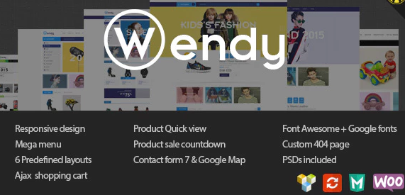 Wendy - Multi Store WooCommerce Theme