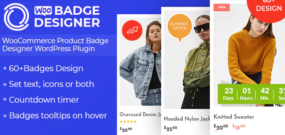 Woo Badge Designer - WooCommerce Product Badge Designer WordPress Plugin