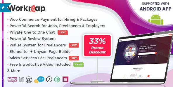Workreap Freelance Marketplace WordPress Theme 3.1.0
