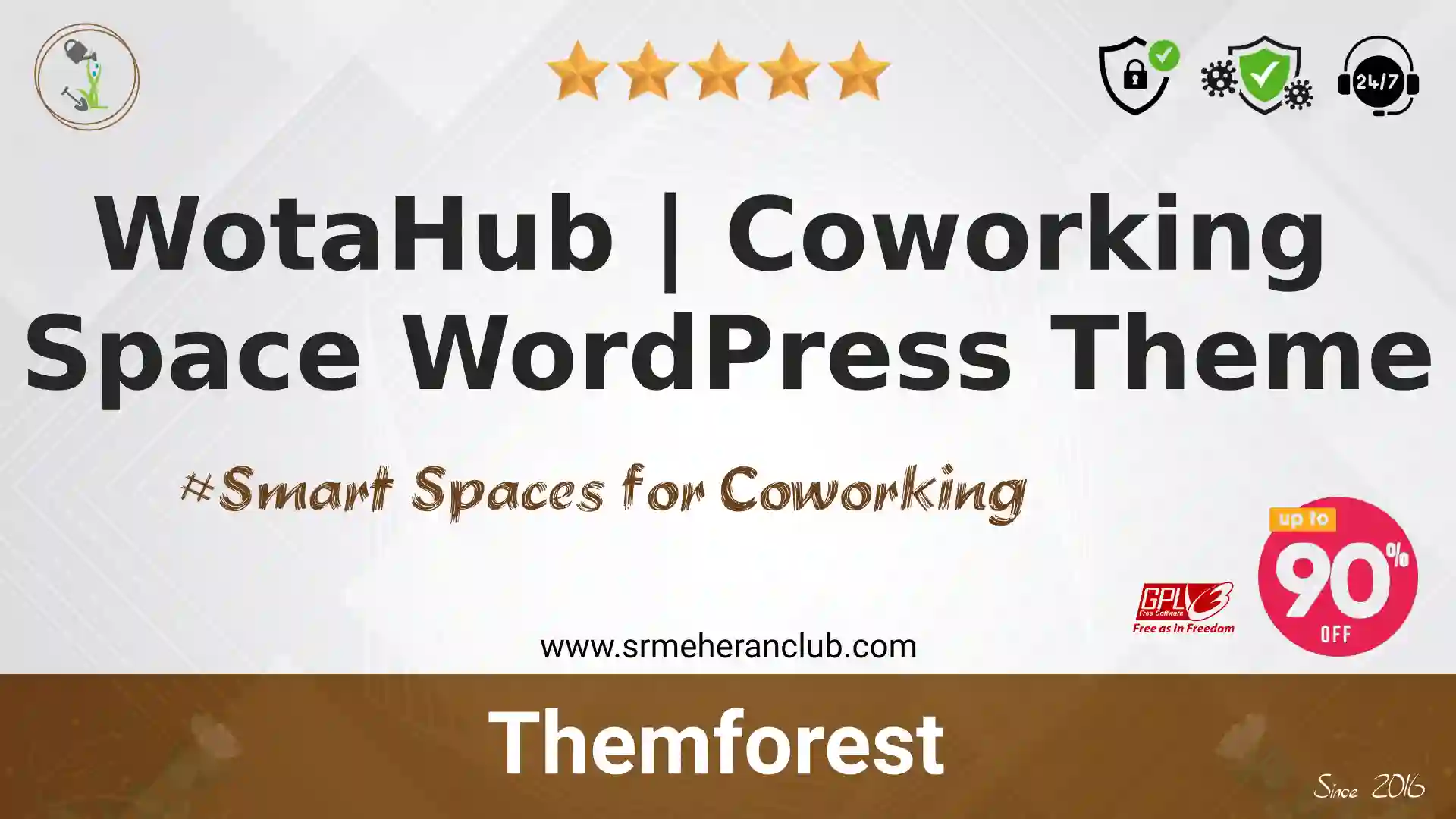 WotaHub | Coworking Space WordPress Theme — Theme by Themeforest