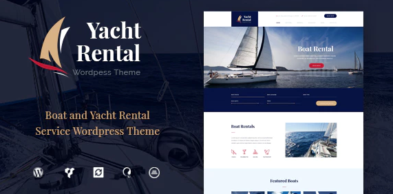 Yacht and Boat Rental Service WordPress Theme