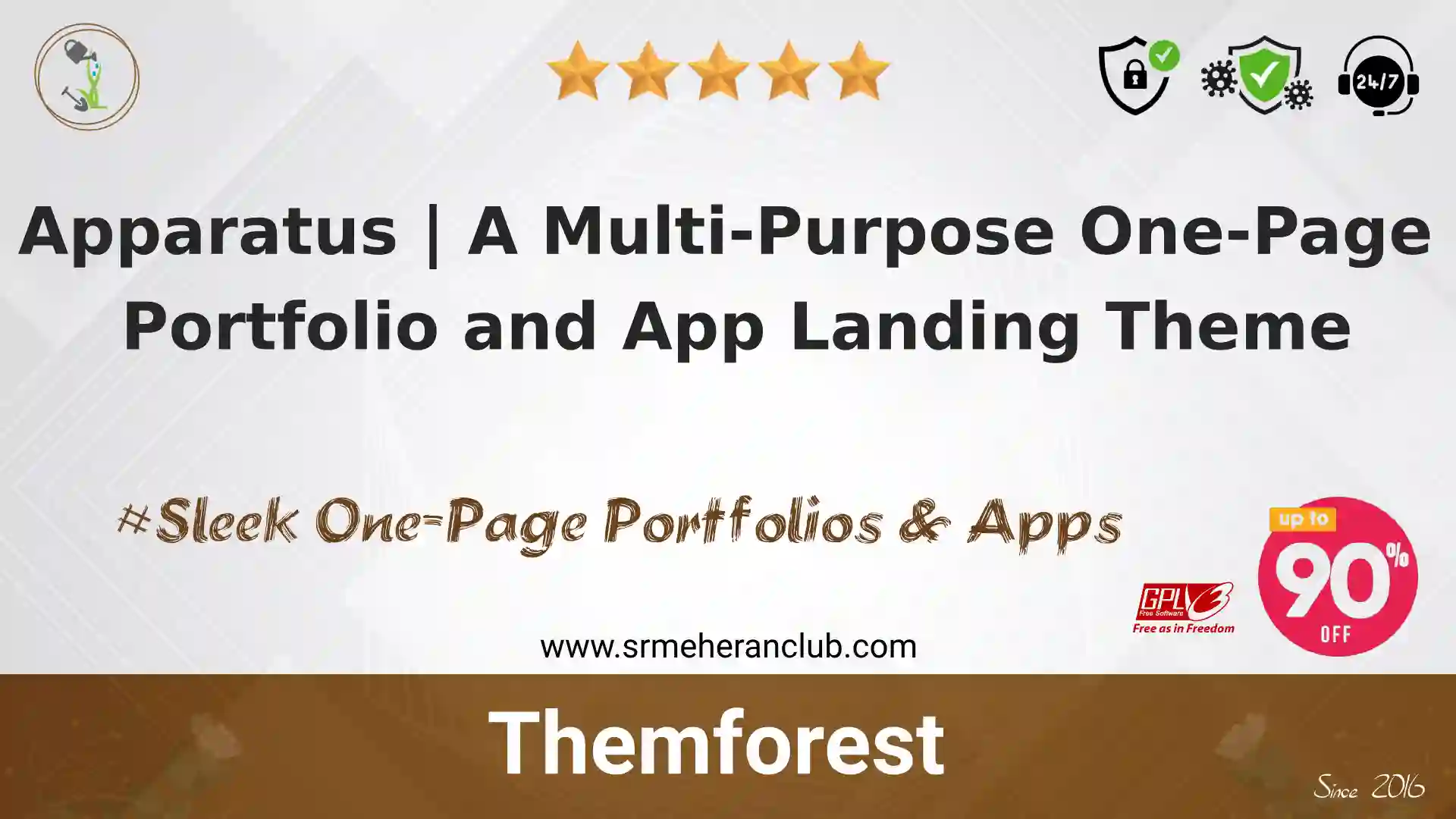 Apparatus | A Multi-Purpose One-Page Portfolio and App Landing Theme — Theme by Themeforest