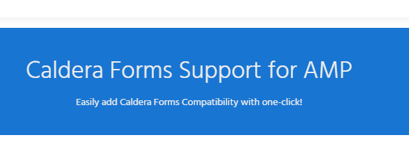 Caldera Forms for AMP