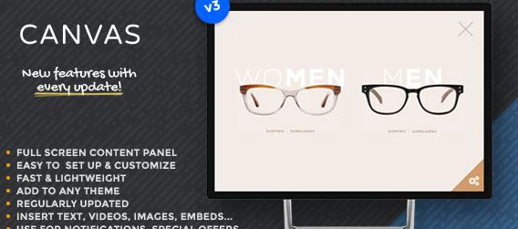Canvas: Show any content in a fullscreen slide