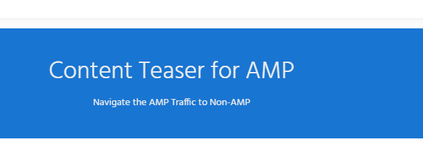 Content Teaser for AMP