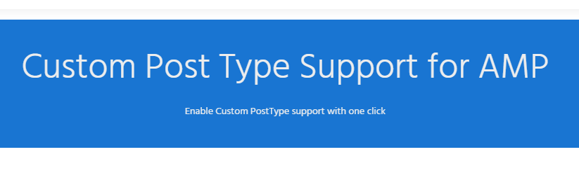 Product Image - Custom Post Type Support for AMP 5.3.1