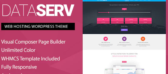 Dataserv - Professional Hosting WordPress Theme
