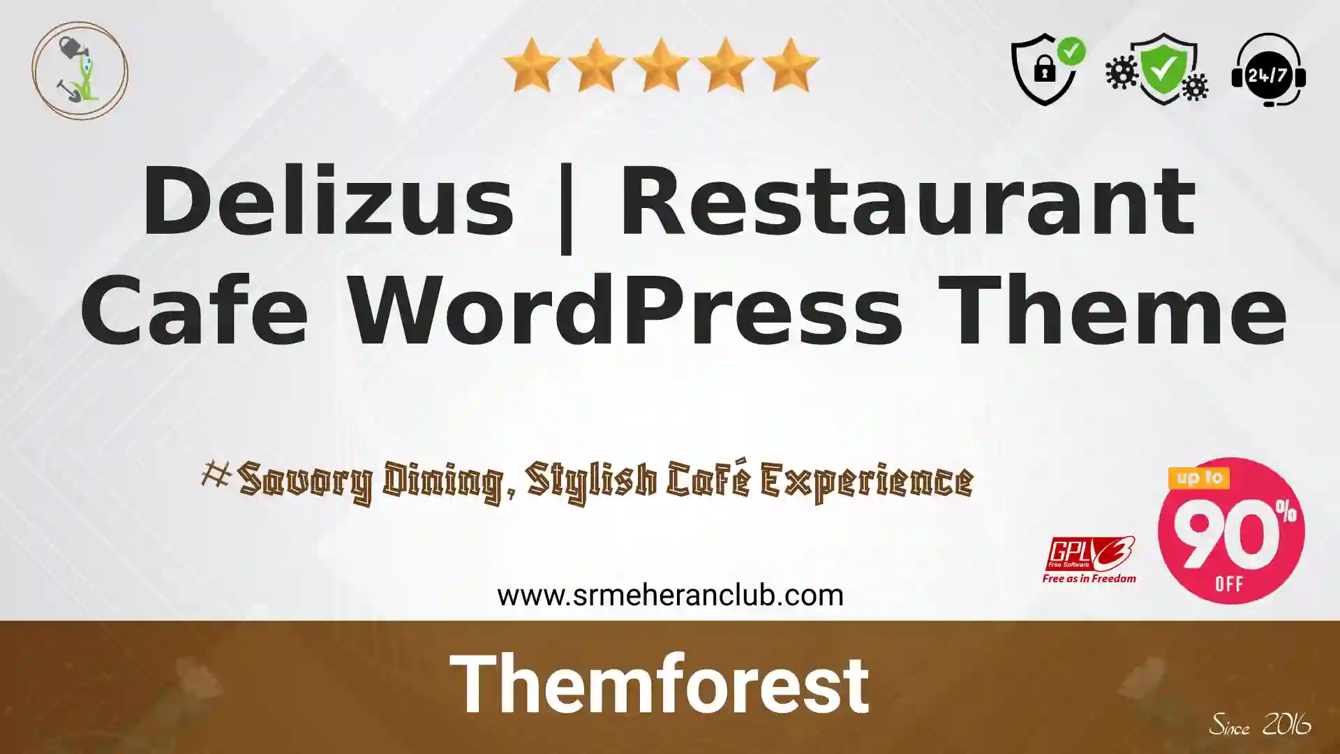Delizus | Restaurant Cafe WordPress Theme — Theme by Themeforest