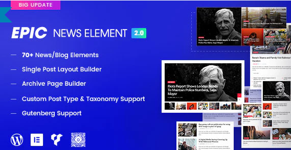 Product Image - Epic News Elements – Elementor & WPBakery Add-ons 2.3.8