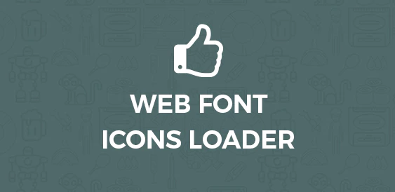 Font icons loader for wordpress