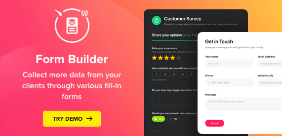 Form Builder - WordPress Form plugin